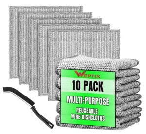 Non-Scratch Wire Reusable Dishcloth & Gaps Cleaning Brush for Rs.125 @ Amazon