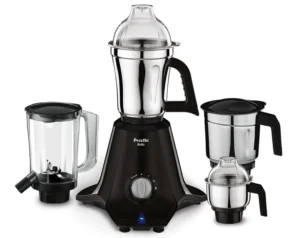 Preethi Boltz Mixer Grinder for Kitchen | 4 Jars 1000 Watts Mixie| 3 Stainless Steel Jar & 1 Blender Jar (MG-288)